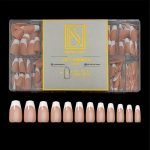 GET FRENCH COFFIN MEDIUM NUDE MY NAIL BOX GEL TIPS 1080