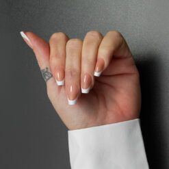 GET FRENCH COFFIN SHORT NUDE MY NAIL BOX GEL TIPS 1080 HAND 247x247