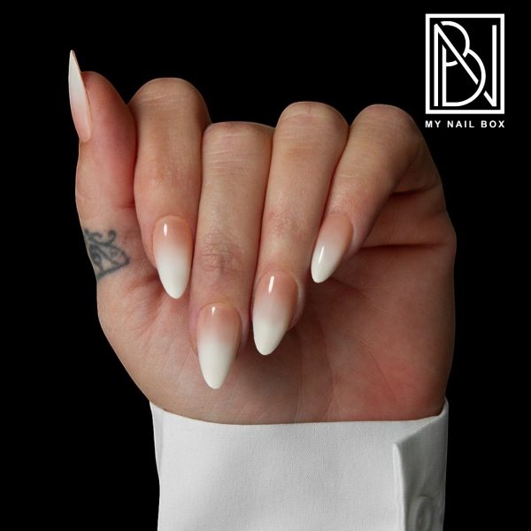 BABYBOOMER ALMOND NUDE GEL TIPS MY NAIL BOX