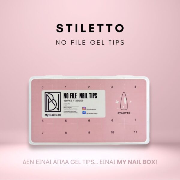 STILETTO CLEAR – No File (3.3cm)