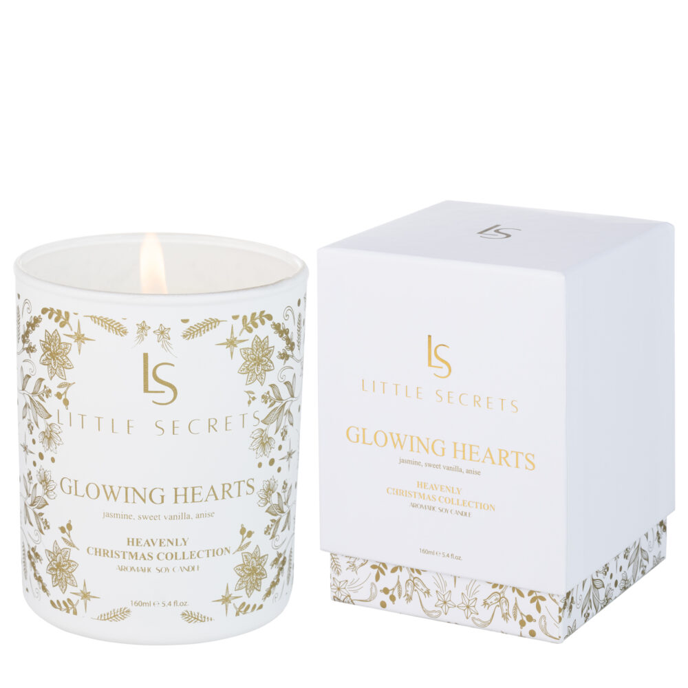 Glowing Hearts Aromatic Soy Candle Glowing Hearts Aromatic Soy Candle