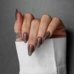 GET NAKED BLACK VITRO ALMOND GEL TIPS MY NAIL BOX 1080 HAND 247x247