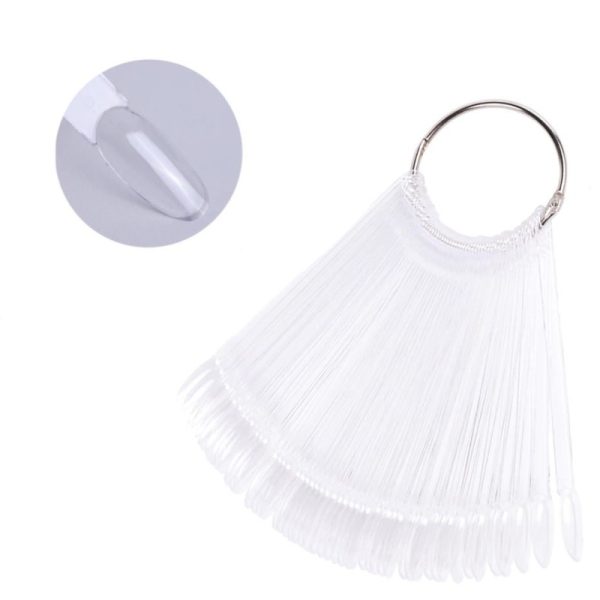 Δειγματολόγιο Χρωμάτων Οβάλ με Κρίκο Clear