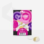 White disposable files with a soft foam layer for pedicure disc 100grit - PODODISC STALEKS PRO L (50 pcs)