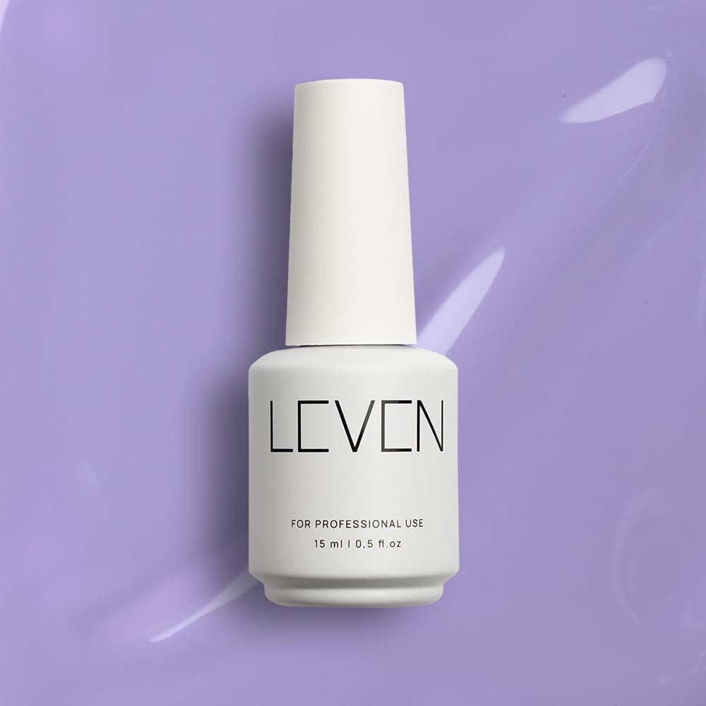 048 Leven | Ημιμόνιμο βερνίκι 15ml no. 048 Lilac Grey - Image 1