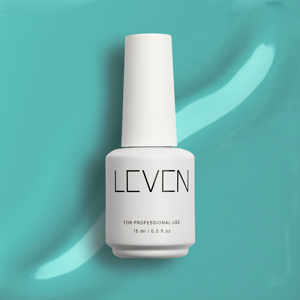 374 Leven | Ημιμόνιμο βερνίκι 15ml no. 374 Flip flop - Image 1