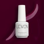 Leven | Ημιμόνιμο βερνίκι 15ml no. 386 Dark Ruby