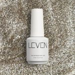 Leven | Ημιμόνιμο βερνίκι με glitter/shimmer 15ml no. G010 Champagne