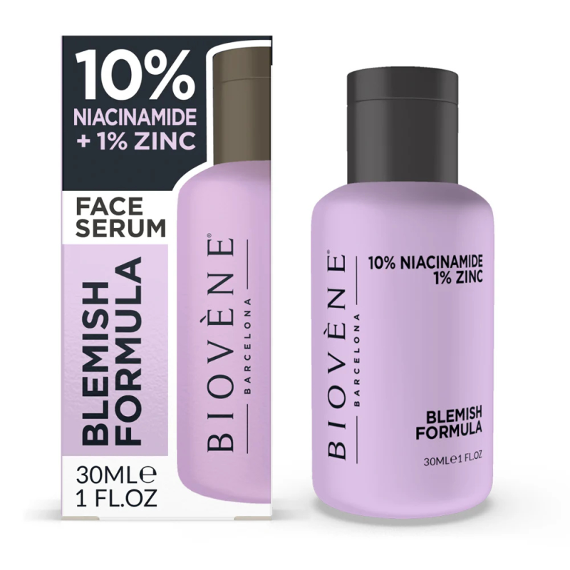Biovene Blemish Formula 10% Niacinamide 1% Zinc Facial Serum Treatment