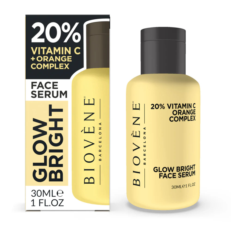 Biovene  Glow Bright Face Serum 20% Vitamin C + Orange Complex 