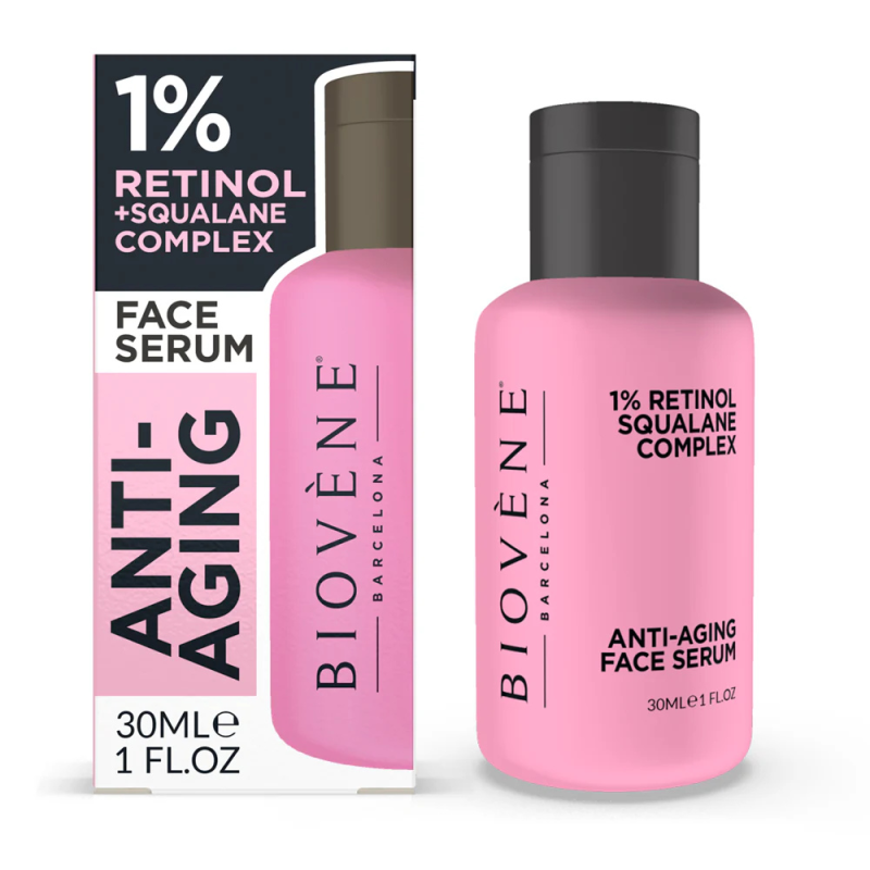 Biovene Anti-Aging Face Serum 1% Retinol + Squalane Complex