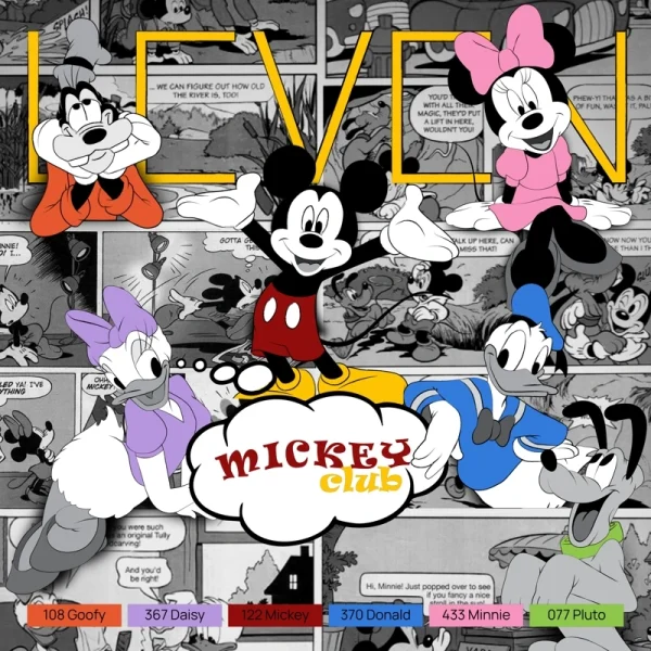 Leven | Ημιμόνιμα βερνίκια Mickey's Club (5+1 Δώρο)
