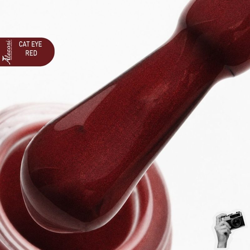 Gel Polish Cat Eye Red